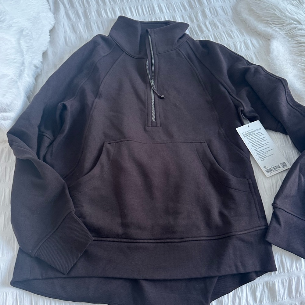 Lululemon Authentic Brown quarter zip oversized